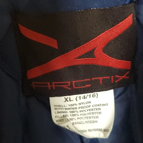 Arctix bibed snow suit 14/16. - Picture 4 of 4